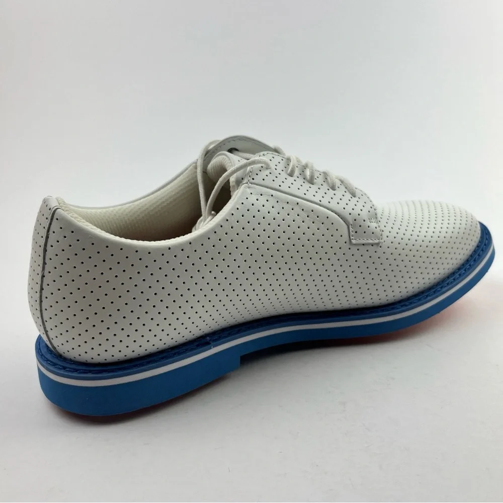 G/FORE Gallivanter Perforated Leather Golf Shoes Men’s 10.5 G4MA23EF01-CERUL - Picture 7 of 12